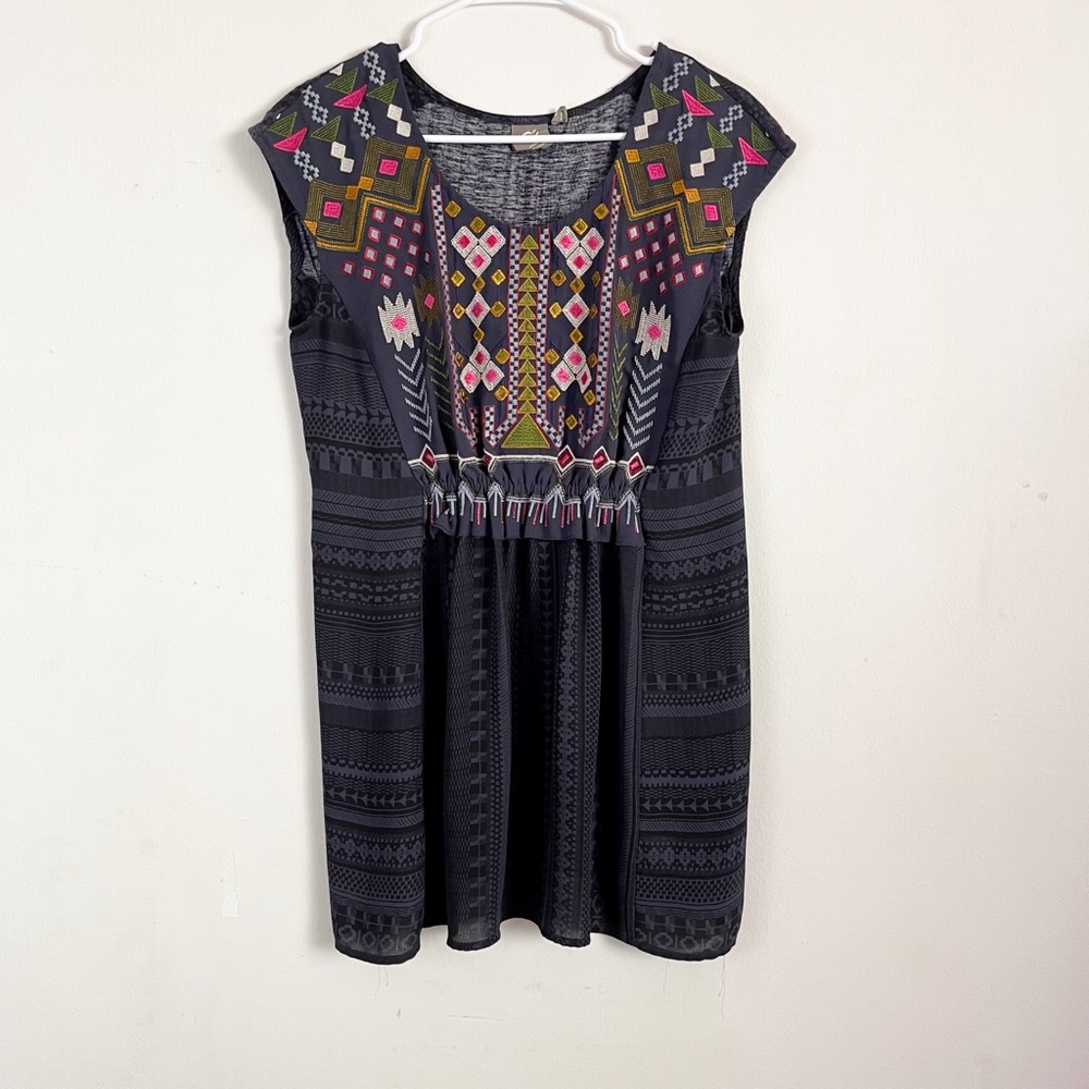 Anthropologie One September Embroidered Blouse